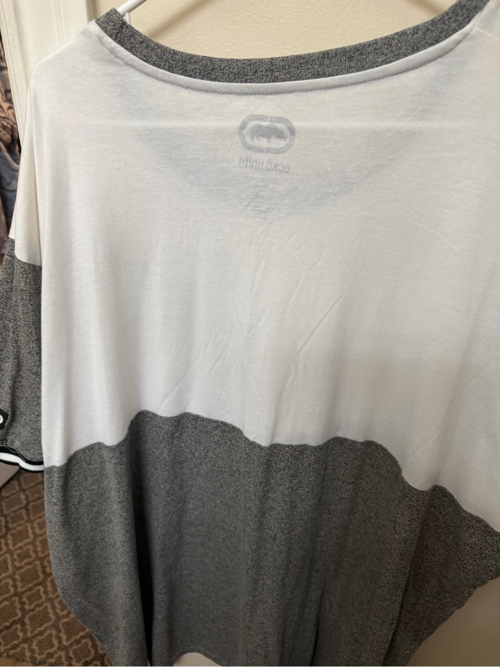 ECKO UNLTD. White Graphic Tee with Black Logo
